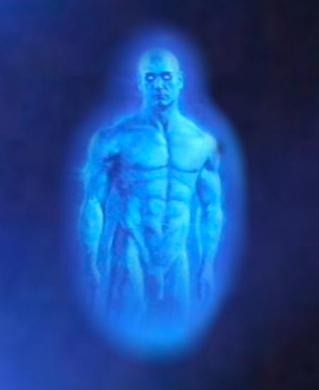 Blue guy from Watchmen Dr Manhattan