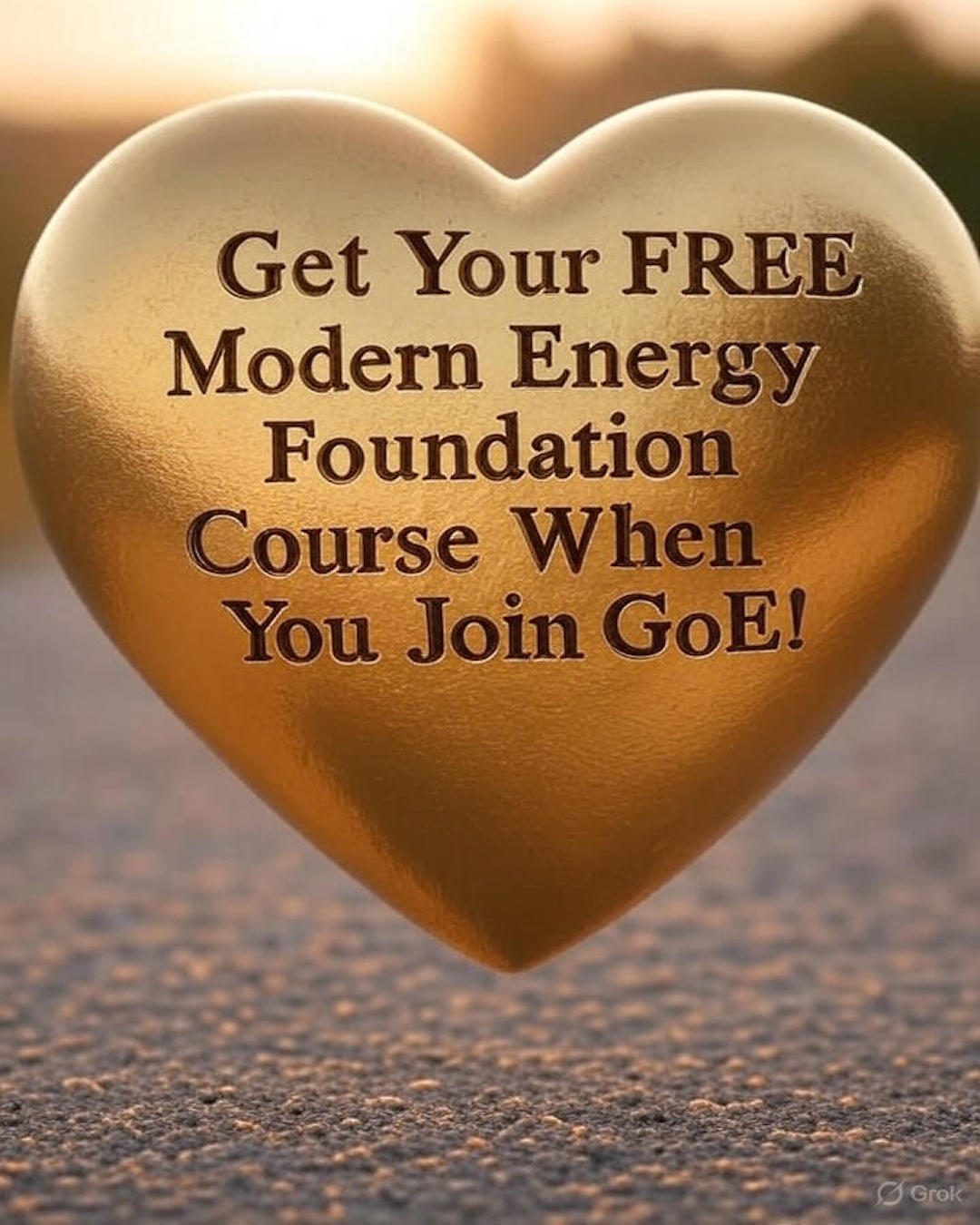 Get Your FREE Modern Energy Foundation Course When You Join GoE!