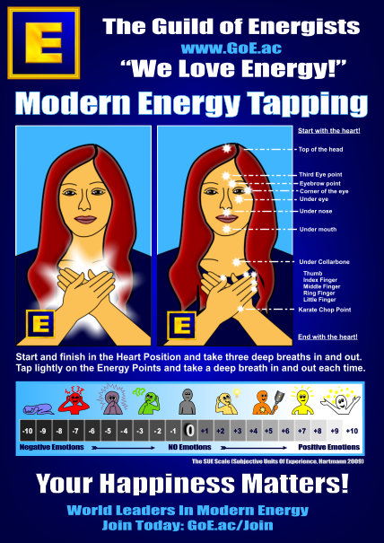 GoE Modern Energy Tapping A4 Sheet Silvia Hartmann