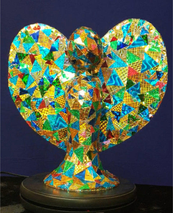 The Aspect Angel Modern Energy Art Sculpture by Silvia Hartmann