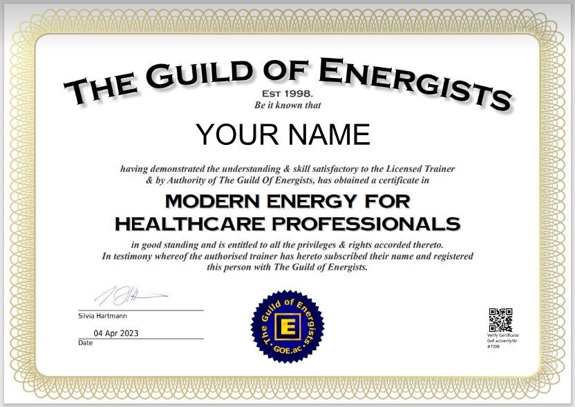 Modern Energy Certification for Healthcare Pros