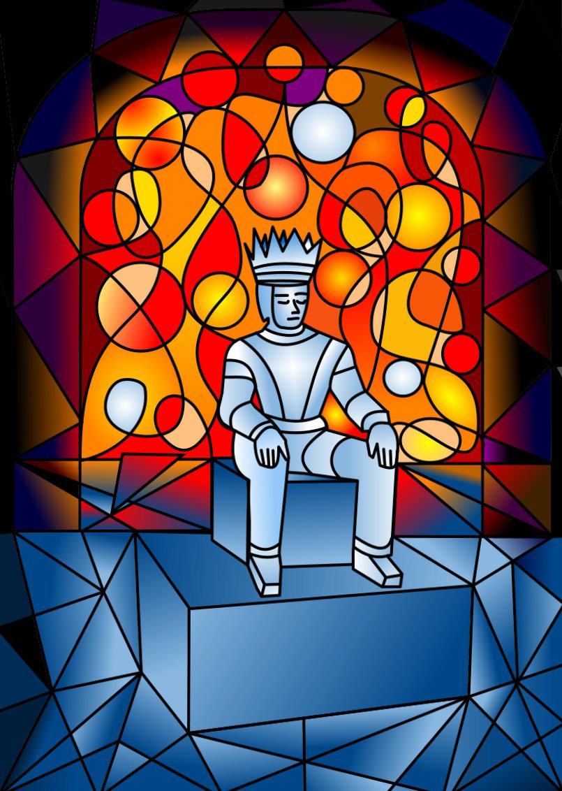 The Ice Prince Fairy Tale Illustration Symbol Hybrid by Silvia Hartmann