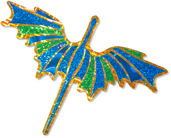 Dragon Flying by Silvia Hartmann